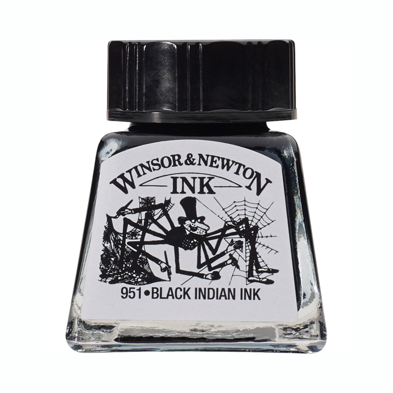 Tinta China Winsor &amp; Newton 14 ml negra