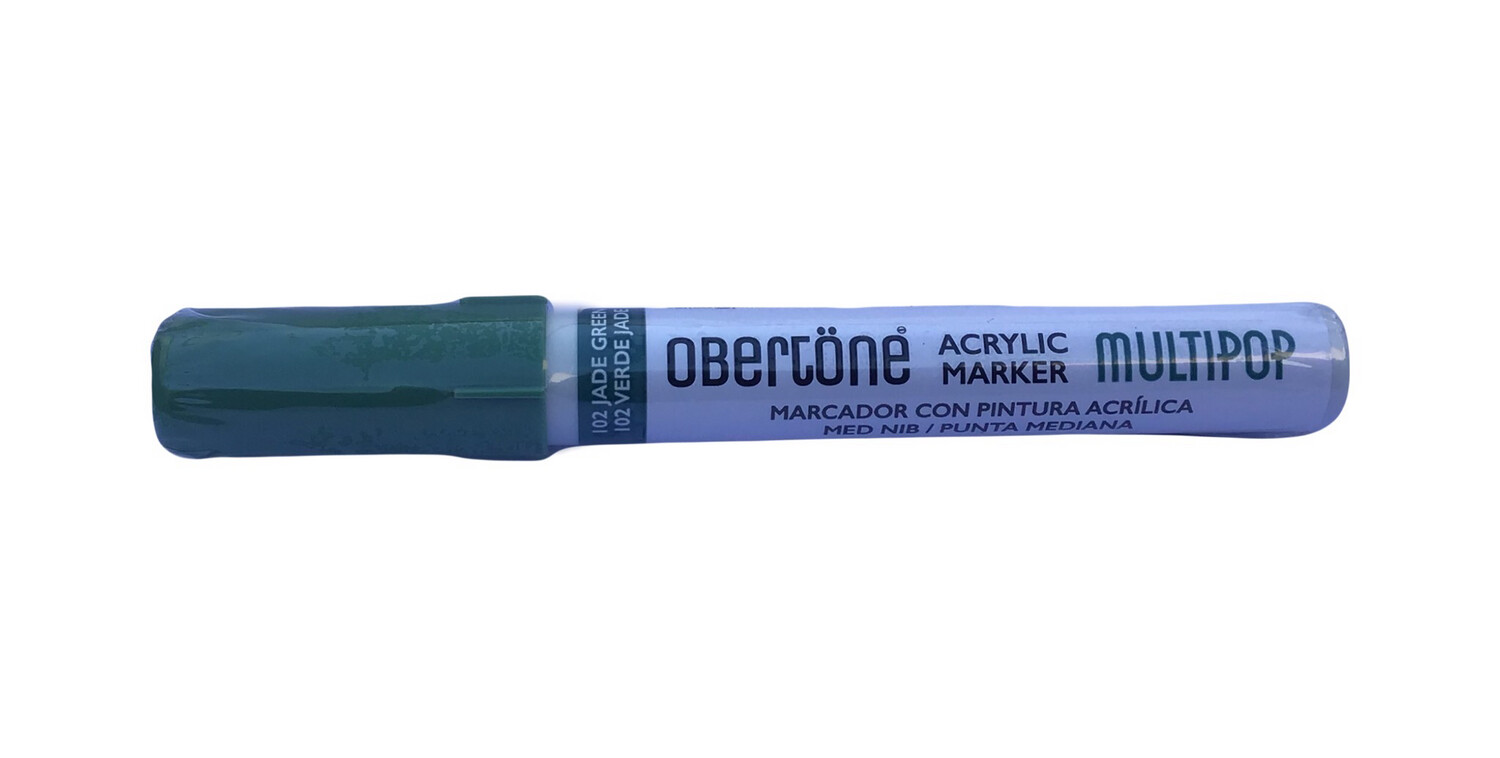 Marcador de Acrílico Obertone Verde Jade 102