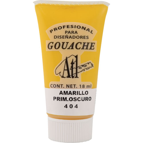 Gouache Atl 18 ml. 404 Amarillo Primario Oscuro