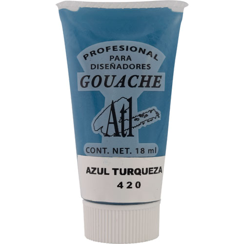 Gouache Atl 18 ml. Azul Turquesa
