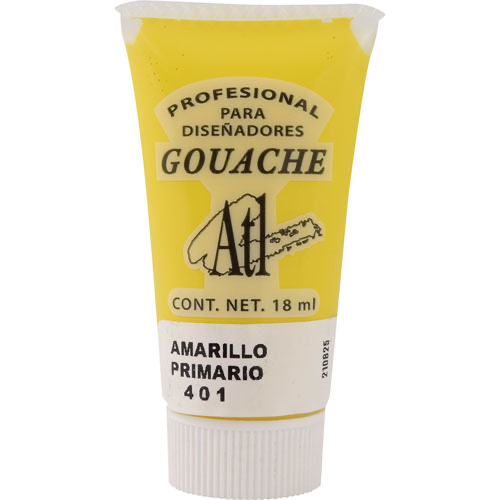 Gouache Atl 18 ml. Amarillo Primario