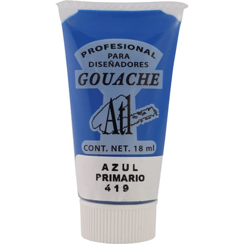 Gouache Atl 18 ml. Azul Primario
