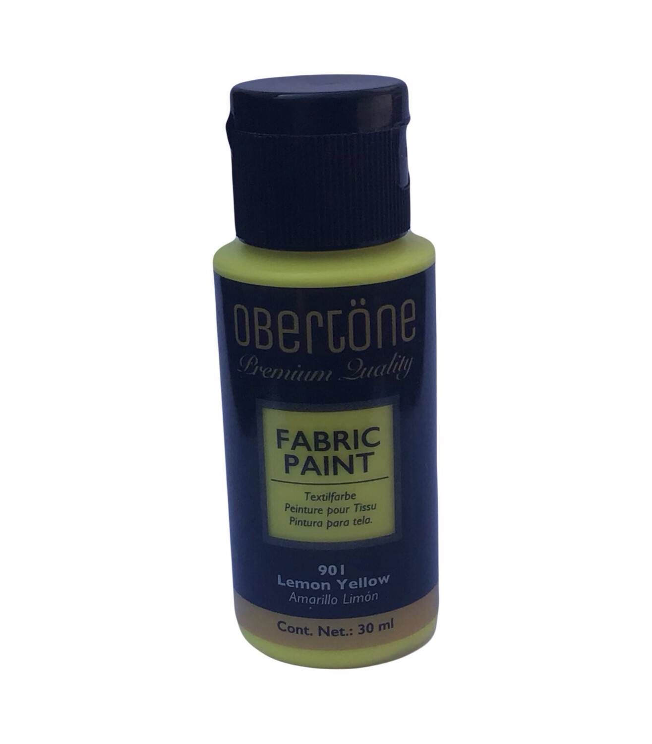 Pintura Textil Obertone Amarillo Limón 901 30 ml.