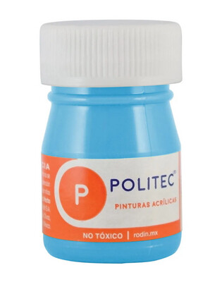 Acrílico Politec 20 ml. Azul Pastel 316