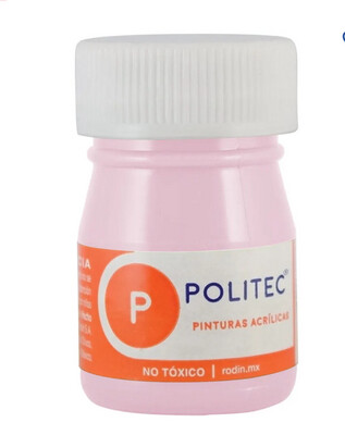 Acrílico Politec 20 ml. Rosa pastel 326