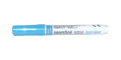 Marcador de Acrílico Obertone Azul Claro 10 punta fina