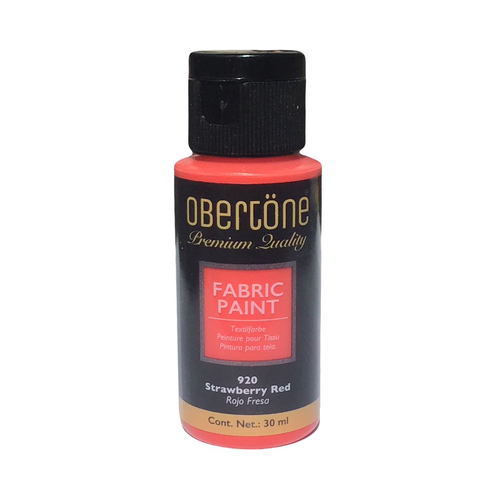 Pintura Textil 30 ml. 920 Obertone Rojo Fresa