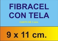 Fibracel con Tela Tonatiuh Paquete con 5 piezas 9 x 11 cm.