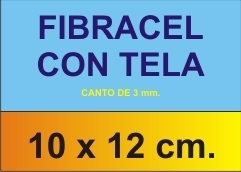 Fibracel con Tela Tonatiuh Paquete con 5 piezas 10 x 12 cm.