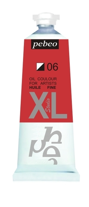 Óleo XL Pebeo 37 ml. 6 Rojo Cadmio Obscuro