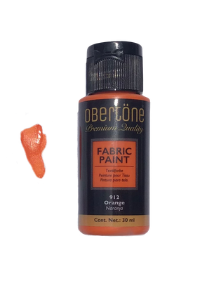 Pintura Textil 30 ml. 912 Obertone Naranaja