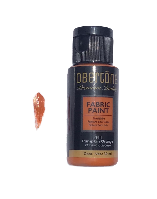 Pintura Textil 30 ml. 911 Obertone Naranja Calabaza