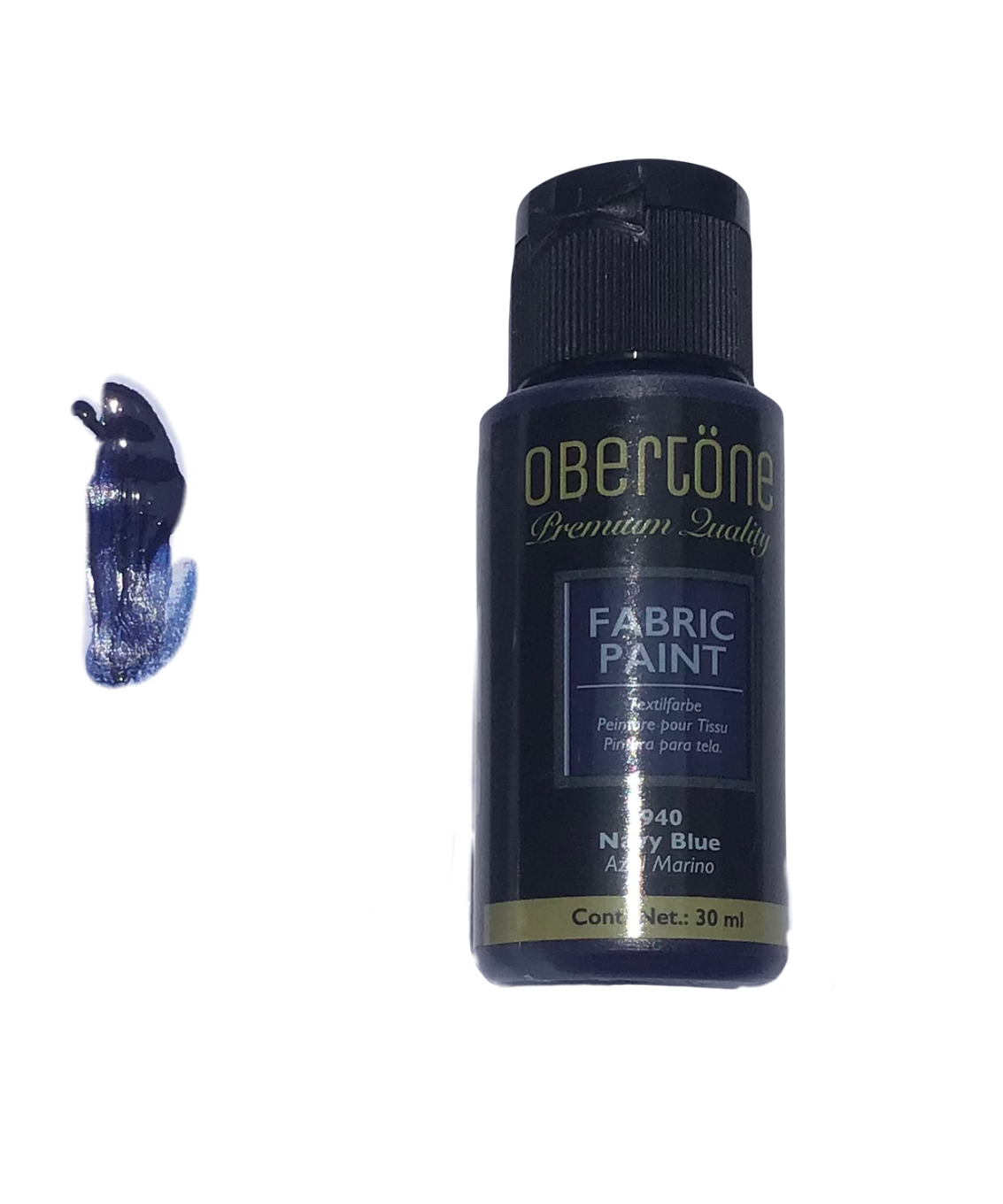 Pintura Textil 30 ml. 940 Obertone Azul Marino