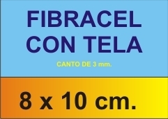 Fibracel con Tela Tonatiuh Paquete con 5 piezas 8 x 10 cm.