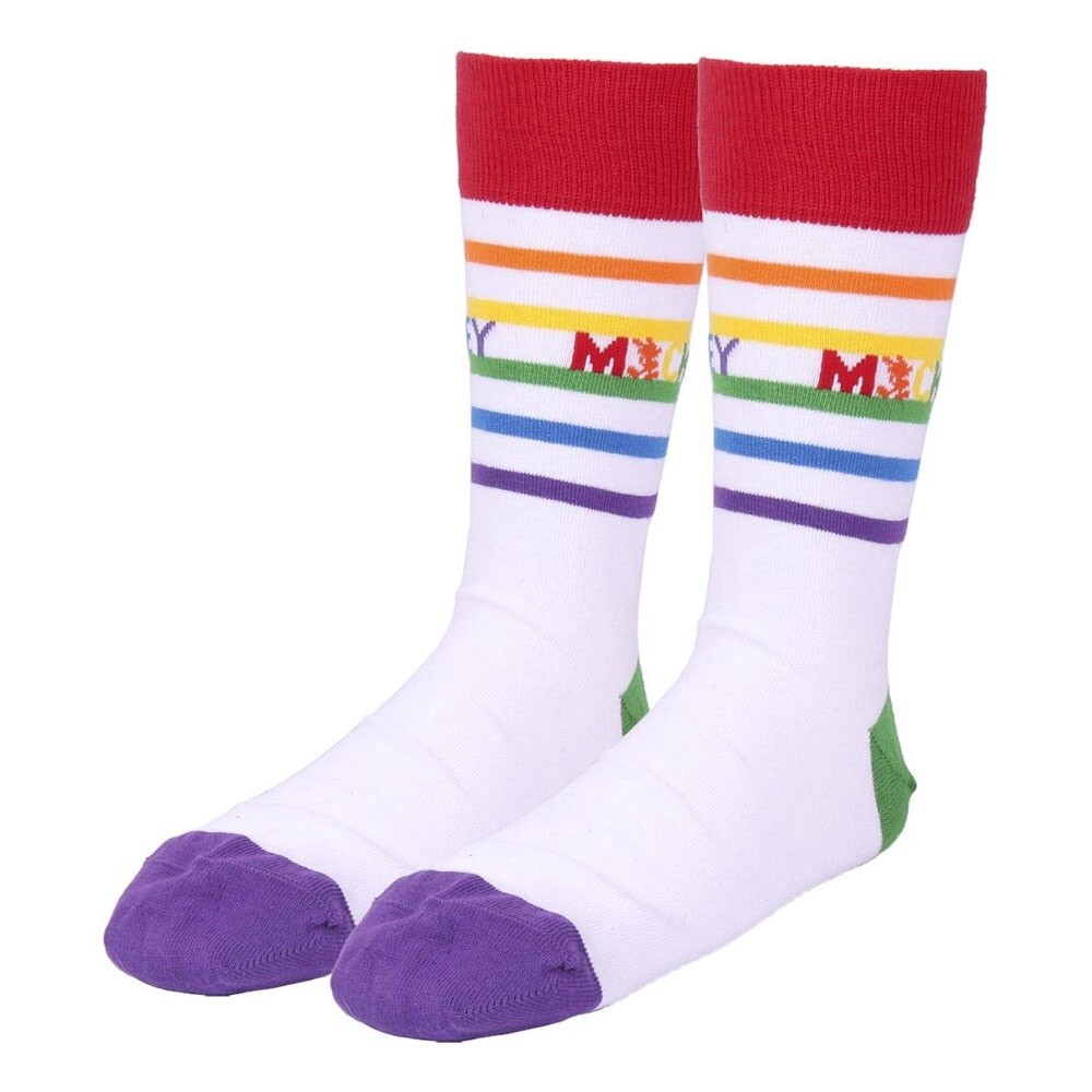 Disney Socks 3-Pack Mickey Pride Collection 40-46