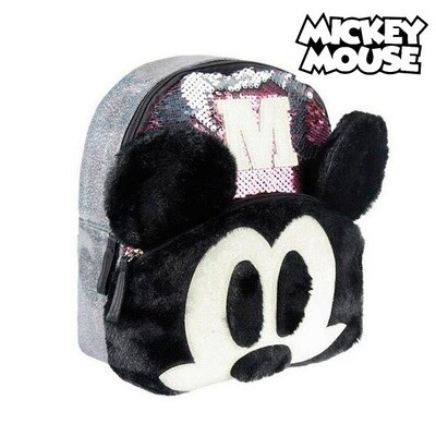 Disney Casual Fashion Backpacks Mickey Pink 21 x 26 x 10 cm