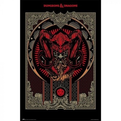DUNGEONS AND DRAGONS PLAYERS HANDBOOK MAXI POSTER