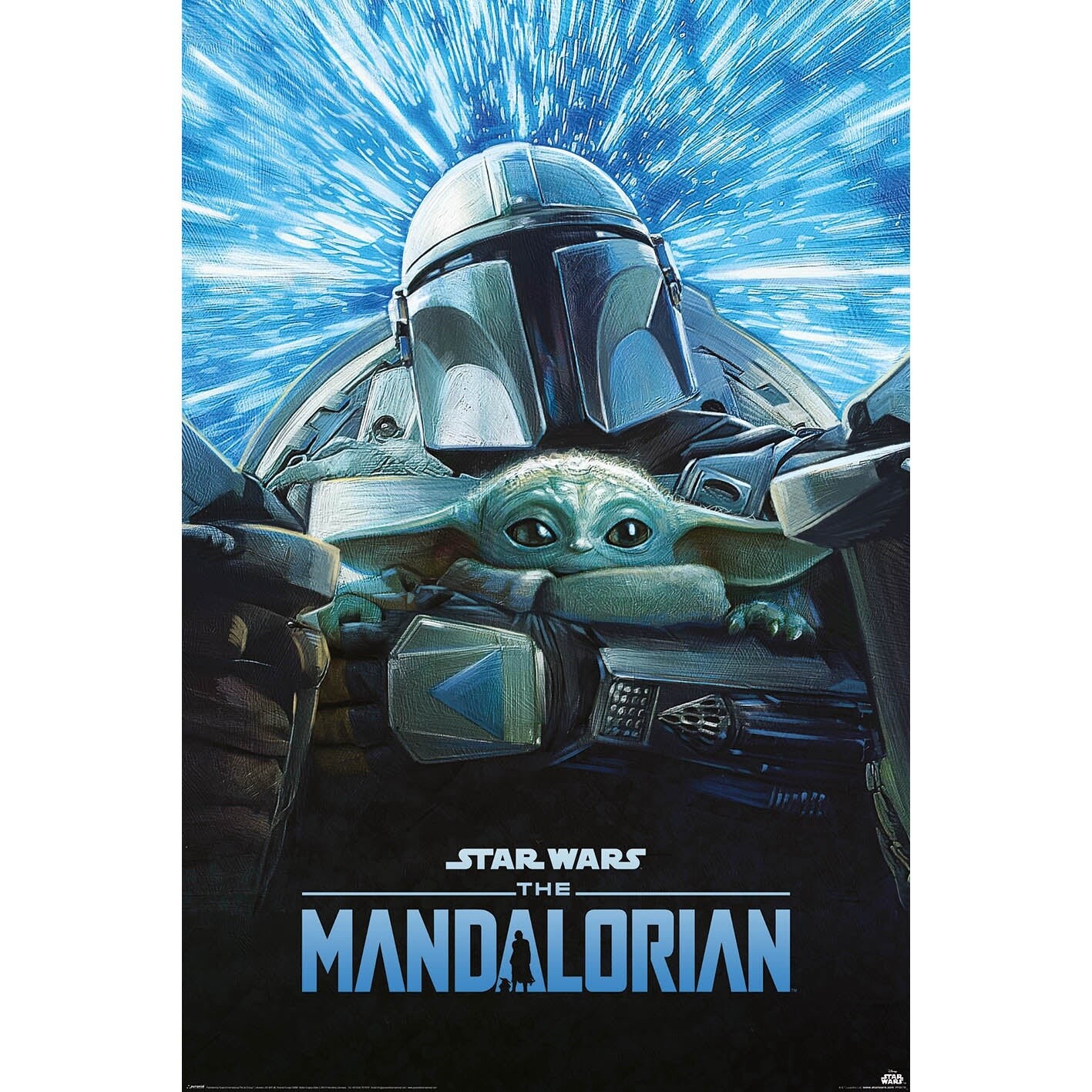 The Mandalorian S3 (Lightspeed) 61 X 91.5cm Maxi Poster