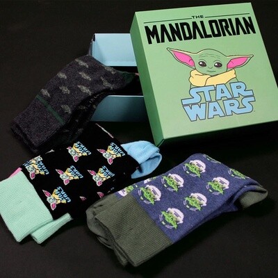 Star Wars: The Mandalorian Socks 3-Pack Grogu 35-41