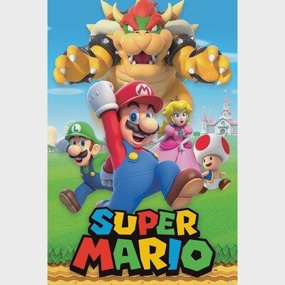 Super Mario (Character Montage) Maxi Poster