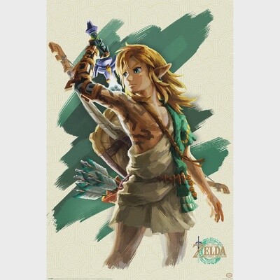 The Legend Of Zelda: Tears Of The Kingdom (Link Unleashed) Maxi Poster