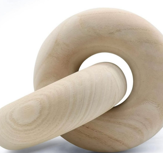 Nudo de madera decorativo