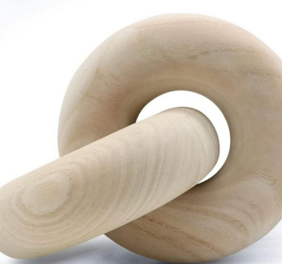Nudo de madera decorativo