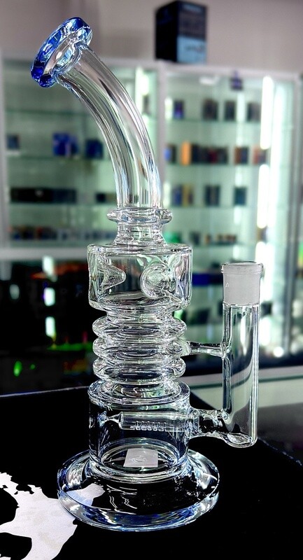 Glass Water Pipe Triple Rings