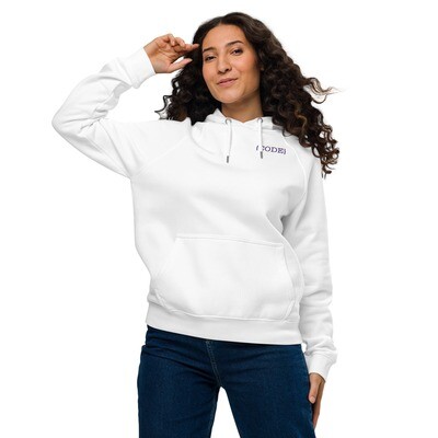 Code Unisex eco raglan hoodie