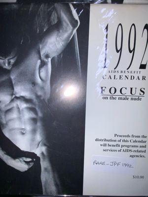 1992 AIDS BENEFIT CALENDAR JEFF PALMER