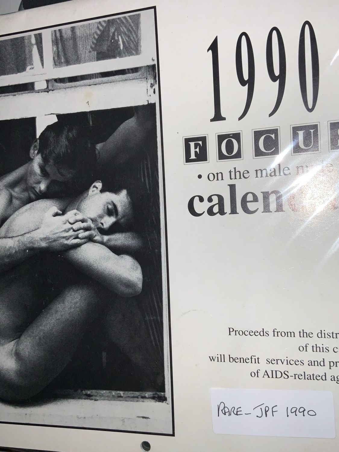 1990 Focus On The male Nude Calendar. Jeff Palmer
