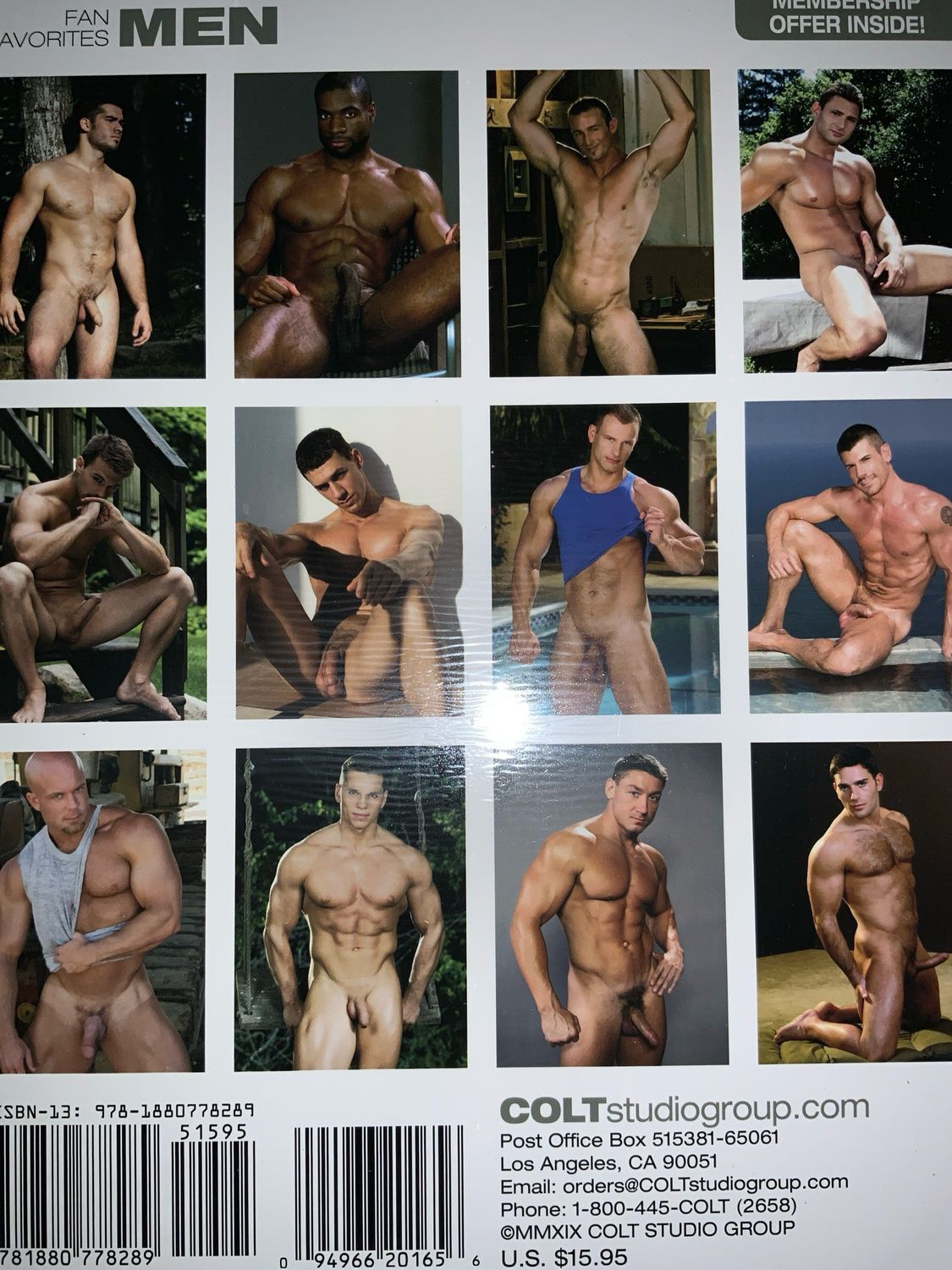 2020 Colt Calendar Men