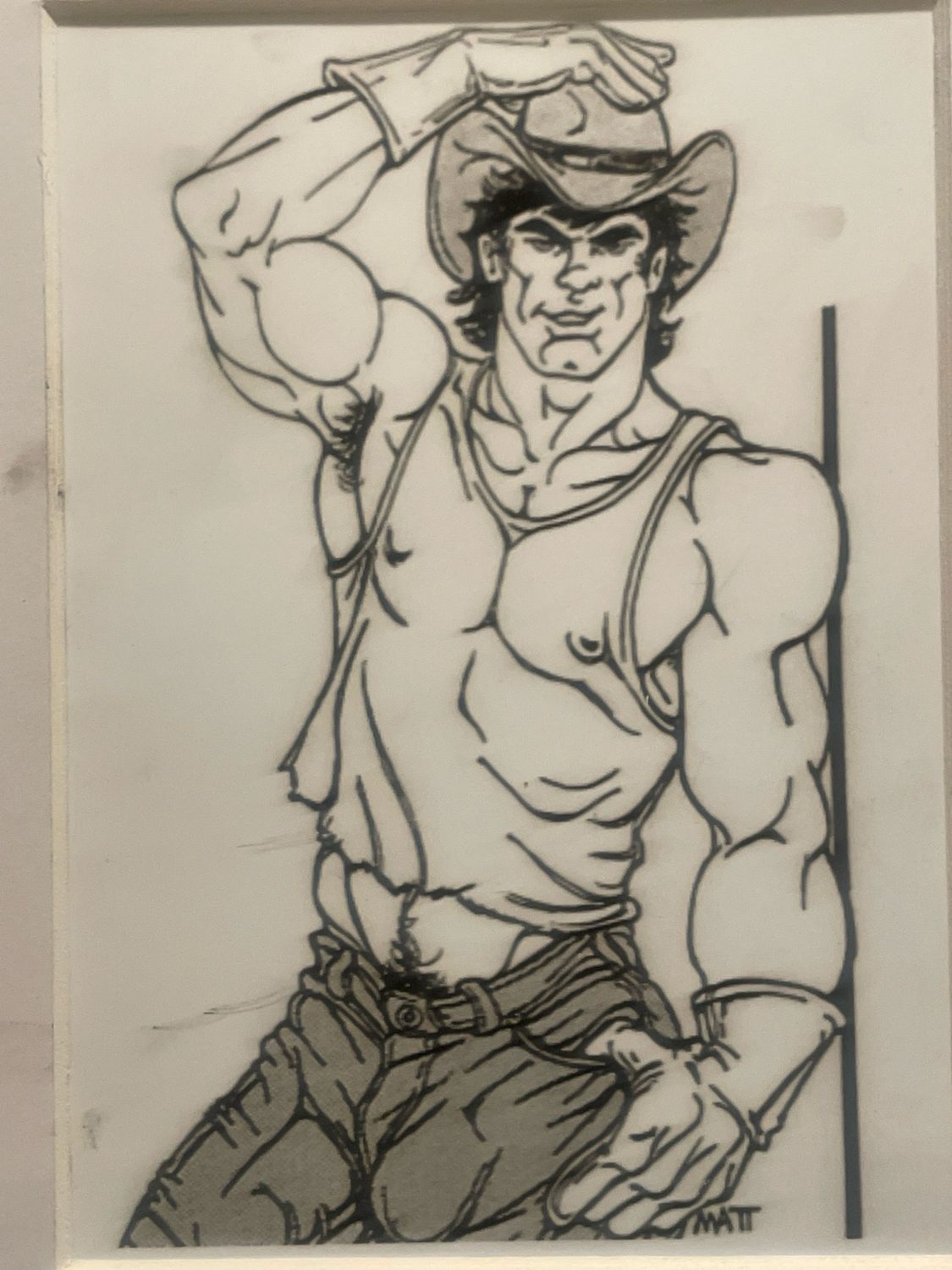 Matt cowboy Print 5x7