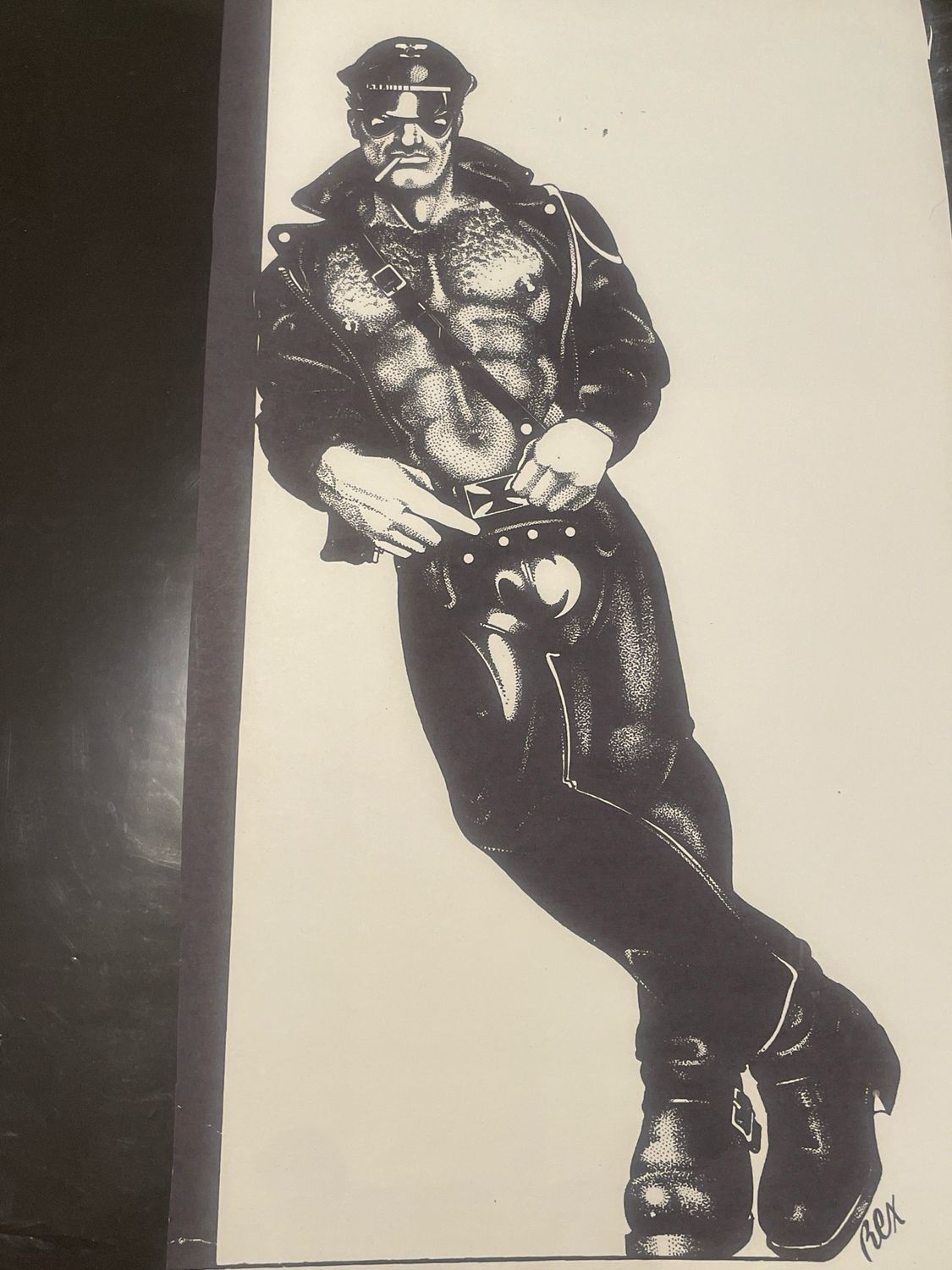 Rex 8x20” Folsom leather Poster