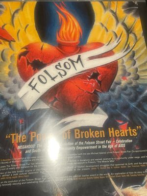 Folsom Power of Broken Hearts Poster Folsom History 16x20