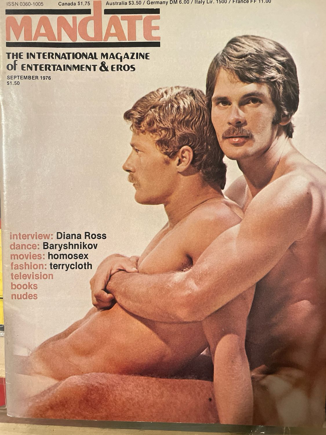 Mandate  Magazine September 1976 mint