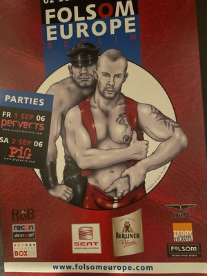 2006 Berlin Folsom Street Fair Poster 18x24