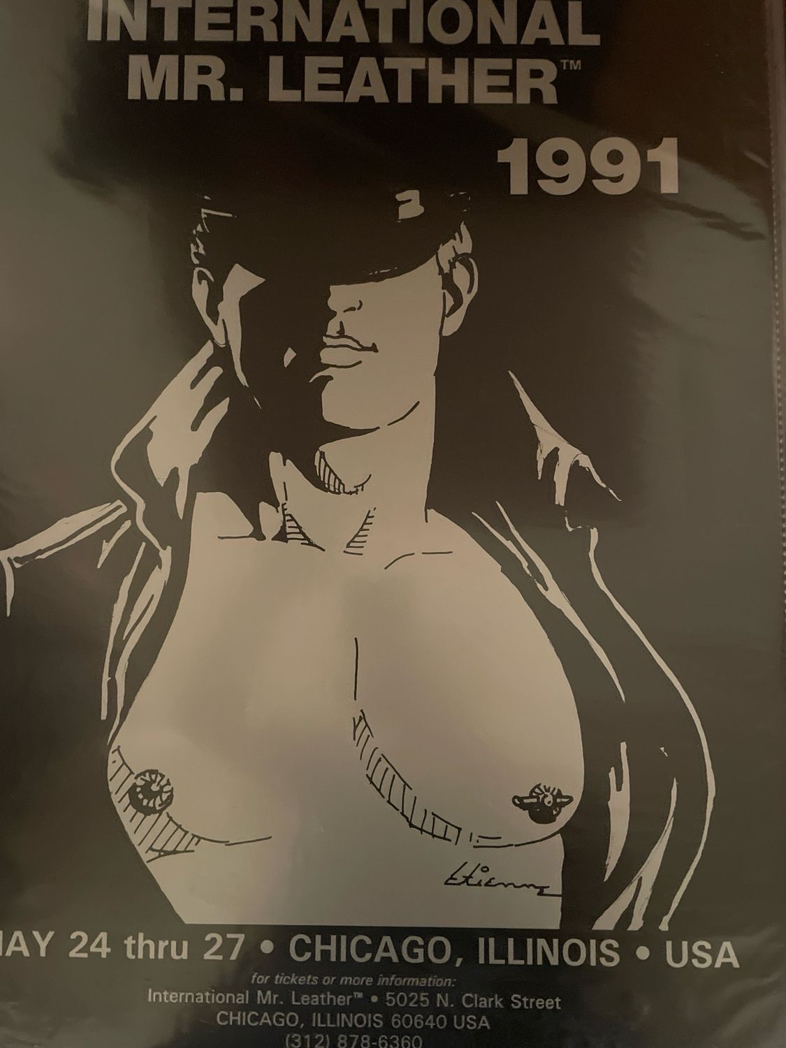1999 IML Etienne International Mr. Leather Poster