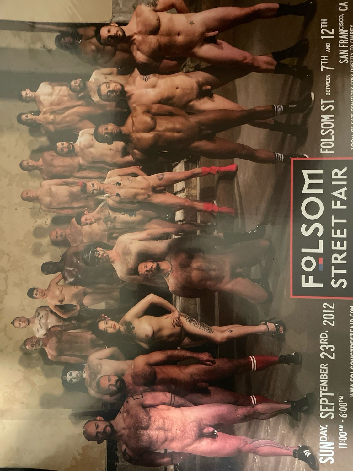 2012 Folsom Street Fair Poster 18x24