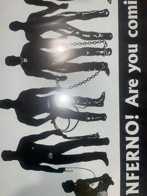 Inferno Are You Coming Poster 12x20