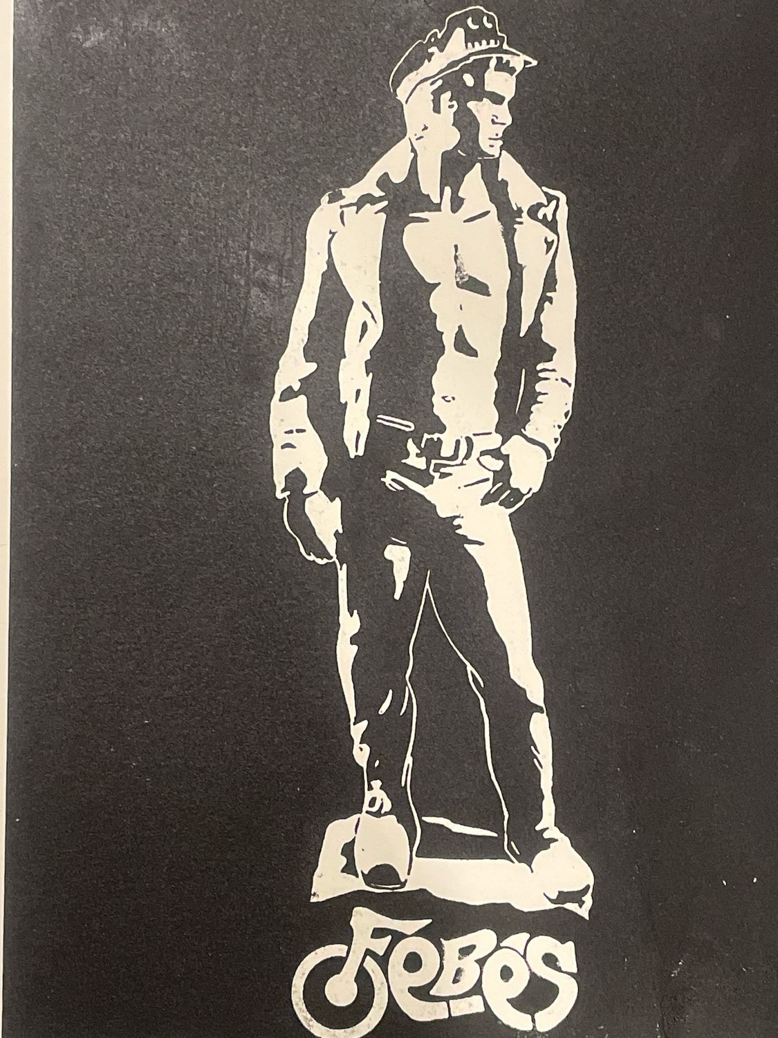 Febes SF Bar Poster Circa 1980s 12x14