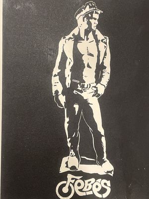 Febes SF Bar Poster Circa 1980s 12x14