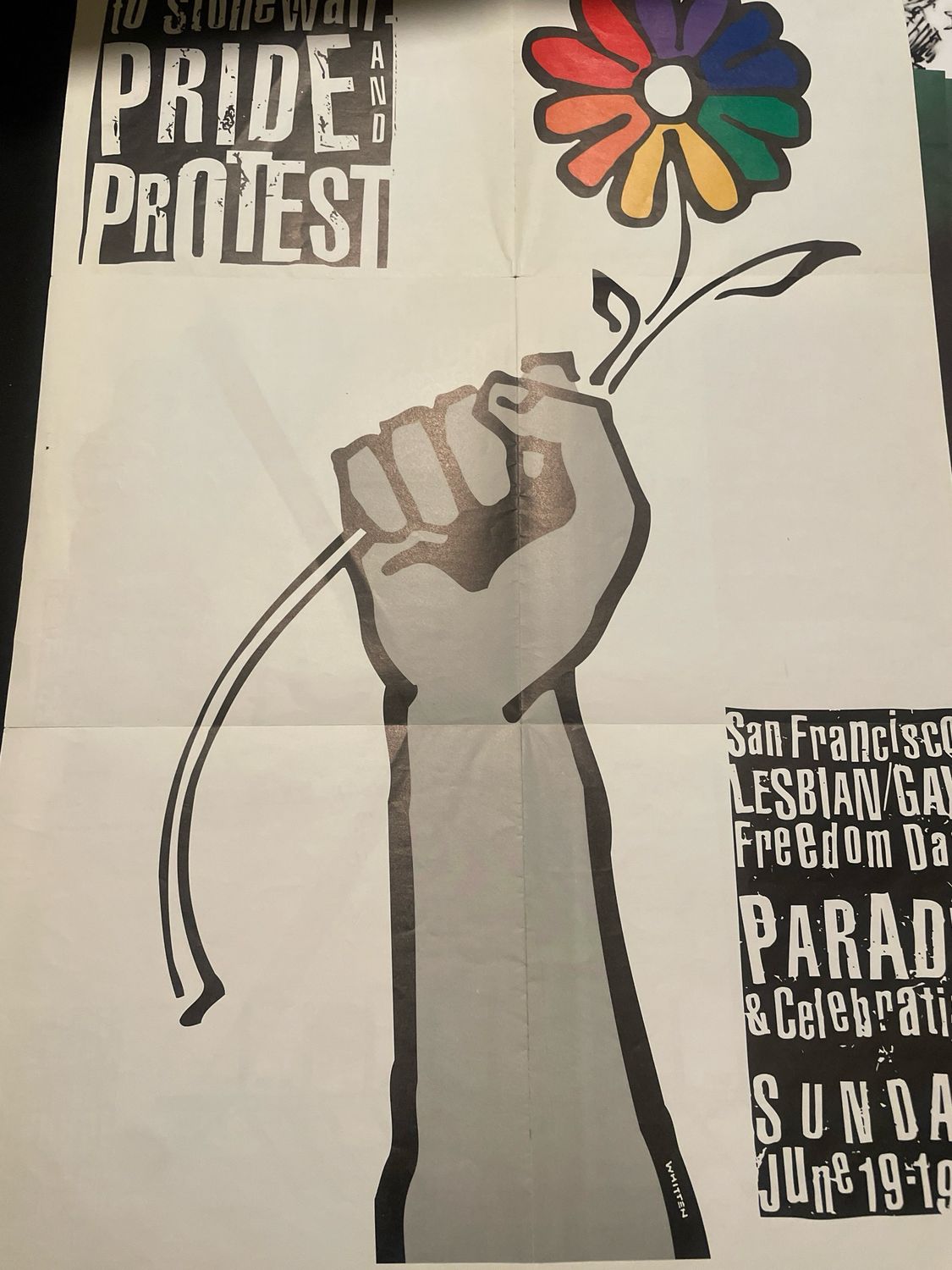 1994 San Francisco Pride Poster 15x15