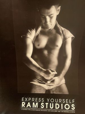 1990 Express Yourself Poster Ram Studios SF Castro
