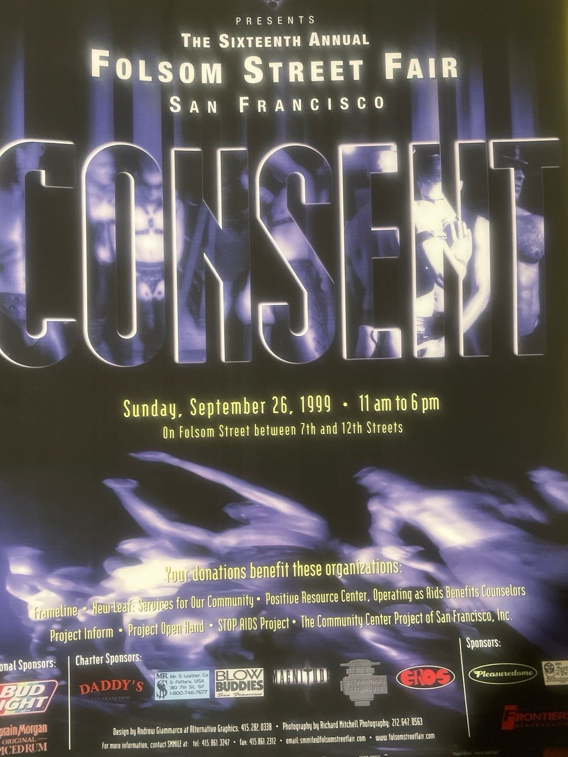 1999 Folsom Street Fair Poster 24x30