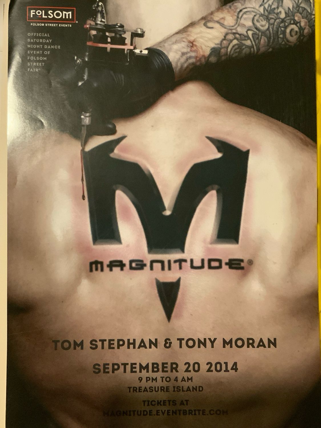 2014 Magnitude Folsom Street Fair Poster 12x18