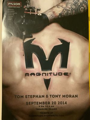 2014 Magnitude Folsom Street Fair Poster 12x18