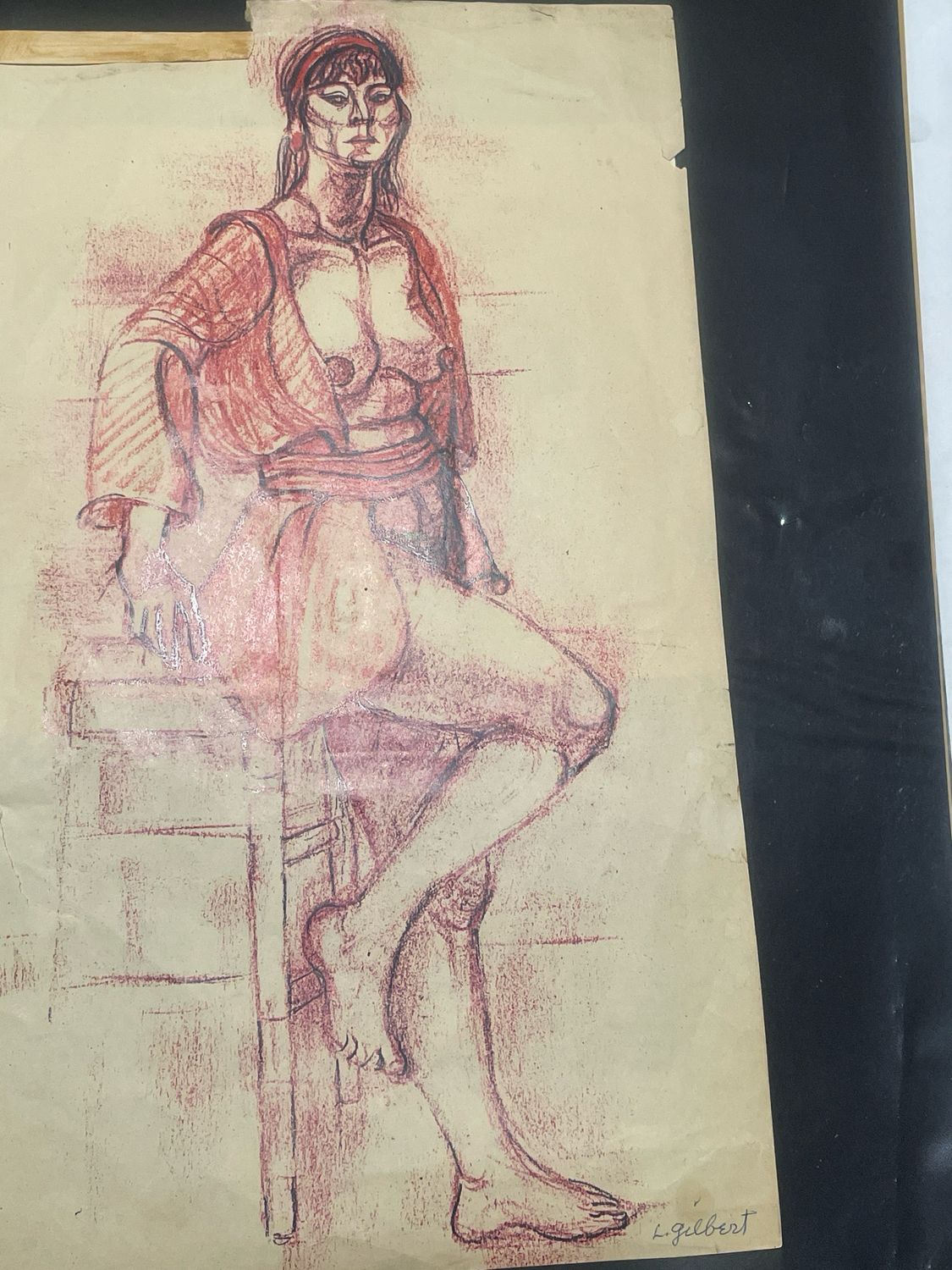 L Gilbert Original Art 12x20
