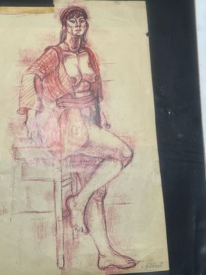 L Gilbert Original Art 12x20