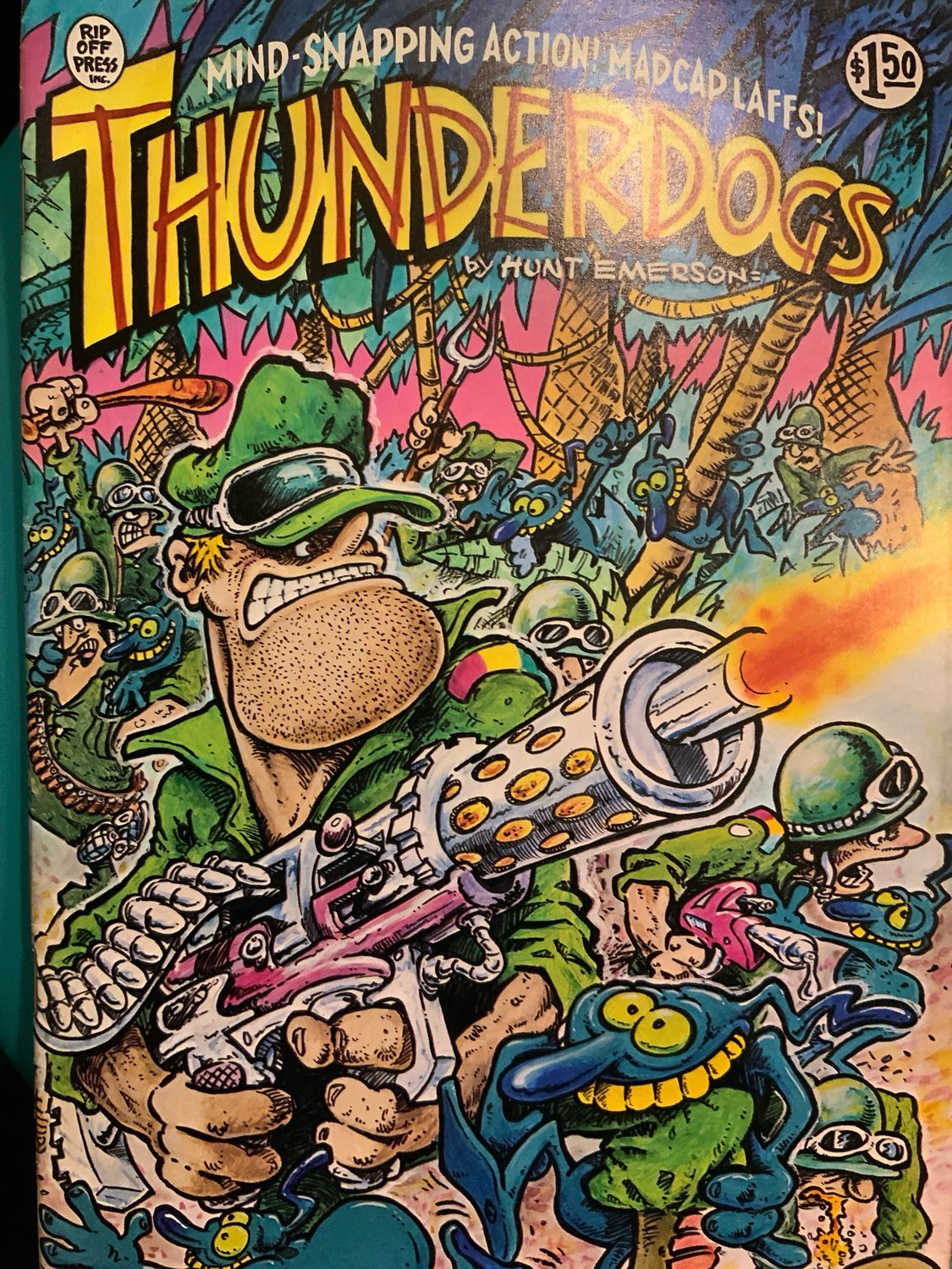 1981 Thunder Dogs Hunt Emerson Comic Book 8.0/10.0